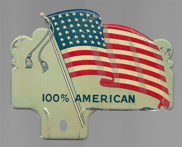 100% American License Plate