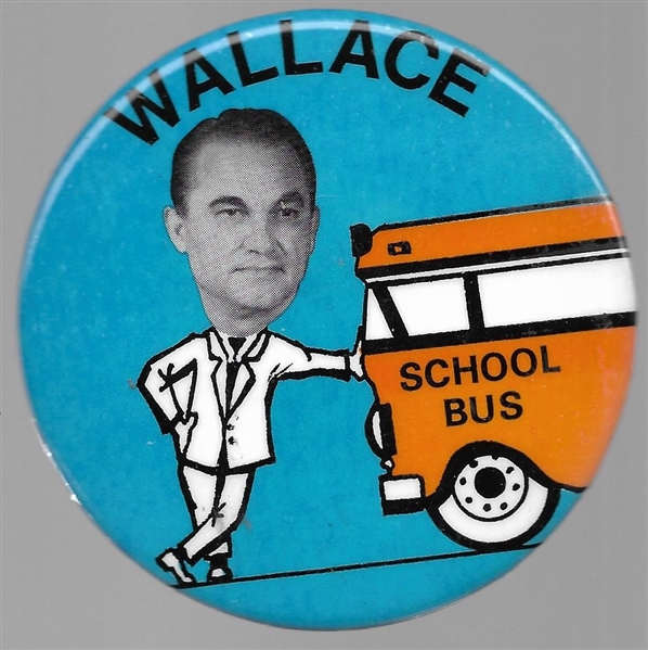 George Wallace Large, Classic School Bus 