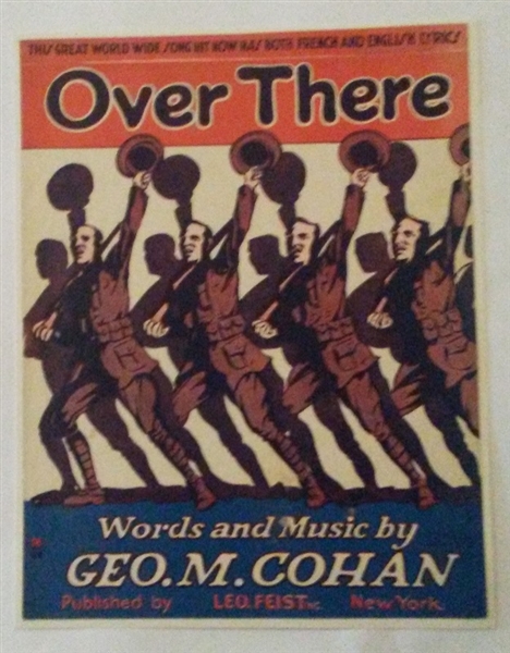 Over There Sheet Music, George Cohen 
