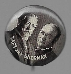 Taft, Sherman Celluloid Jugate 
