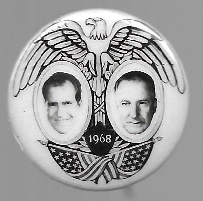 Nixon, Agnew Sample Pin 