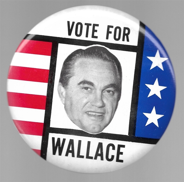 Vote for Wallace 6 Inch Stars and Stripes