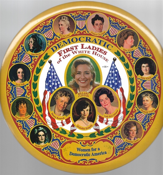 Hillary Clinton First Ladies 9-Inch Pin