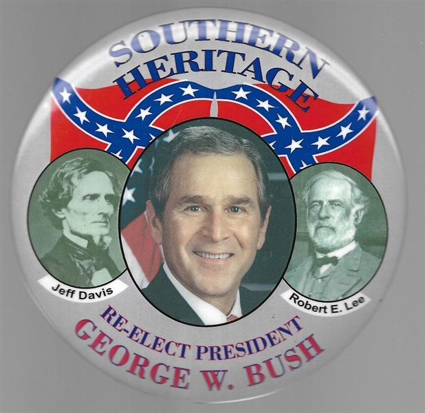 George W. Bush, Davis and Lee 6-Inch Confederate Celluloid