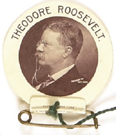 Theodore Roosevelt My Hat is Still in the Ring Celluloid Flipper