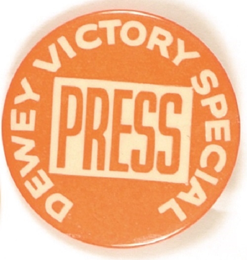Dewey Victory Special Press Orange Version