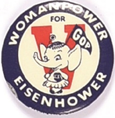 Woman Power for Eisenhower Large Elephant