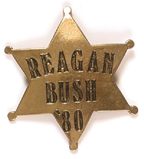 Reagan and Bush Sheriff’s Badge