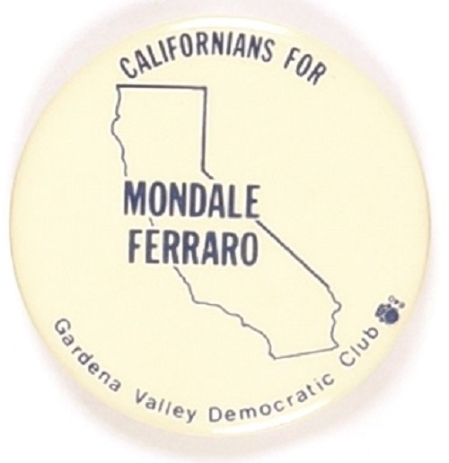 Gardena Valley Democratic Club for Mondale, Ferraro