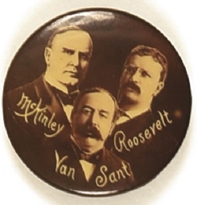 McKinley, TR, Van Sant Minnesota Coattail, Straight Ahead Photo