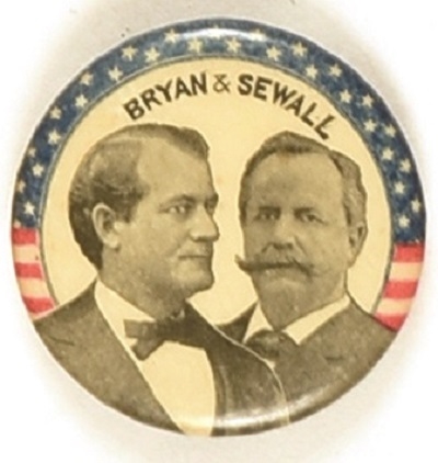 Bryan and Sewall Stars, Stripes 1896 Jugate
