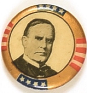 William McKinley Gold Stars and Stripes