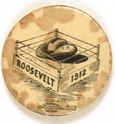 Theodore Roosevelt Rare 1912 Hat in Ring