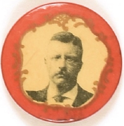 Theodore Roosevelt Filigree, Red Border