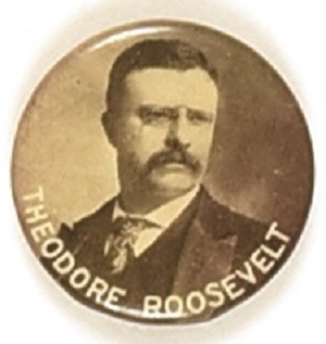 Theodore Roosevelt Celluloid with Different Photo
