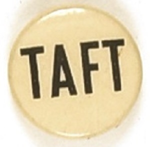 Taft Smaller Blue and White Celluloid