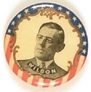 Woodrow Wilson Different Photo, Stars and Stripes