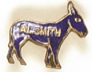 Al Smith Enamel Donkey