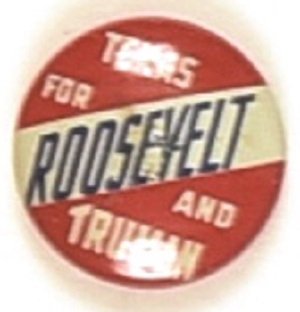 Roosevelt, Truman 1944 Texas Litho