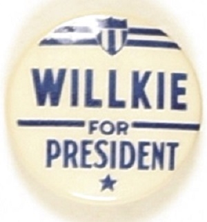 Willkie for President Shield and Star