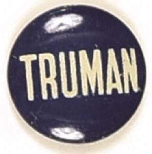 Truman Blue and White Litho