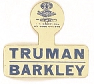 Truman, Barkley Unusual Tab
