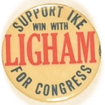 Eisenhower, Ligham for Congress New Jersey Coattail