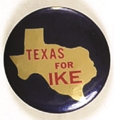 Texas for Ike State Set Pin