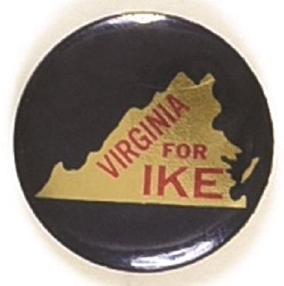 Virginia for Ike State Set Pin