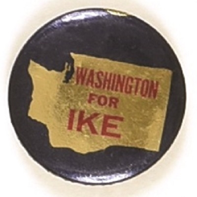 Washington for Ike State Set Pin