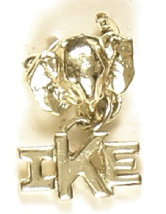 Elephant Pin With Ike Charm