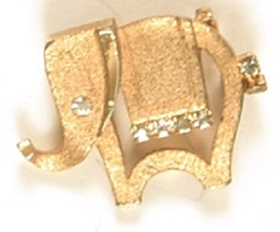 Goldwater Elephant Jewelry Pin