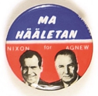 Nixon, Agnew 1968 Estonian Jugate