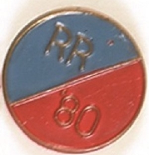 Reagan RR 80 Enamel Pin