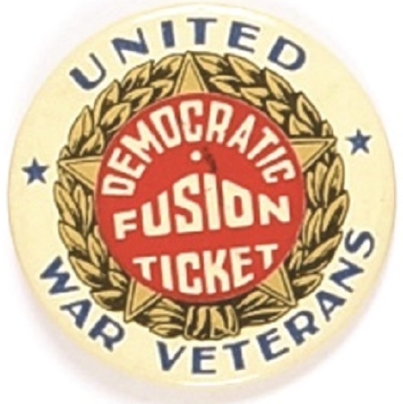 FDR, United War Veterans Democratic Fusion Ticket