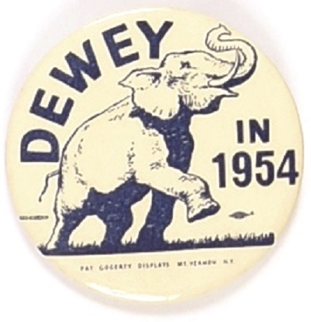 Dewey in 54 Republican Elephant