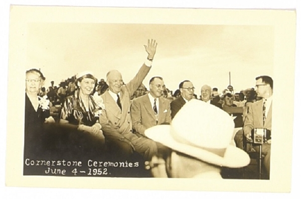 Ike and Mamie Eisenhower 1952 Postcard