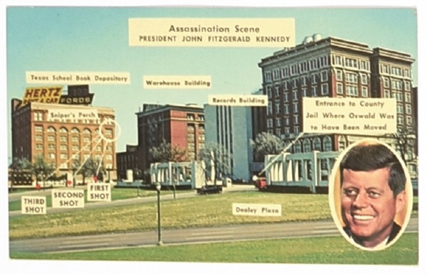 JFK Dealey Plaza Postcard