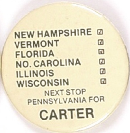 Carter Next Stop Pennsylvania