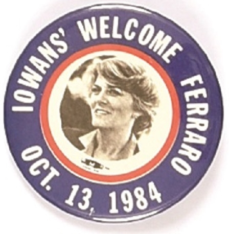 Iowans Welcome Geraldine Ferraro