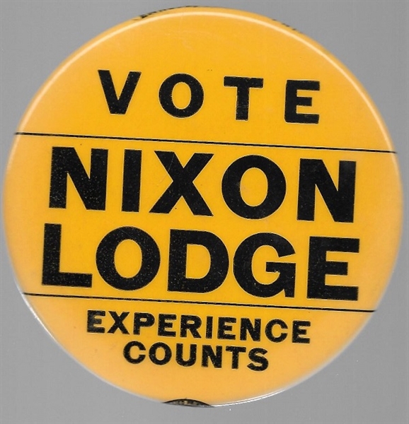 Vote Nixon, Lodge Experience Counts