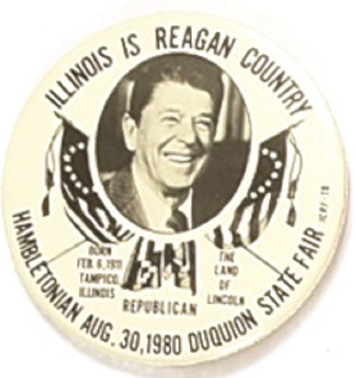 Reagan DeQuion County Fair Illinois Celluloid