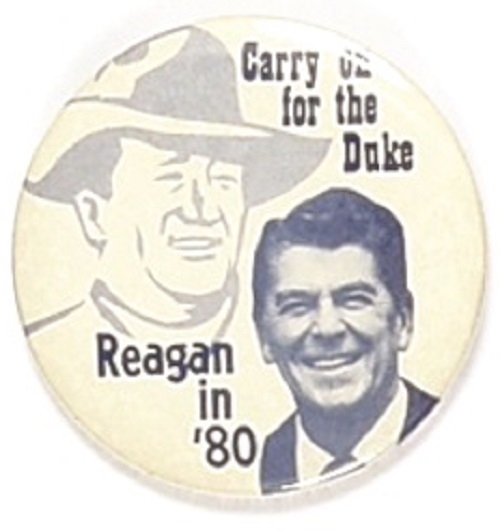 Reagan, John Wayne Win for the Duke