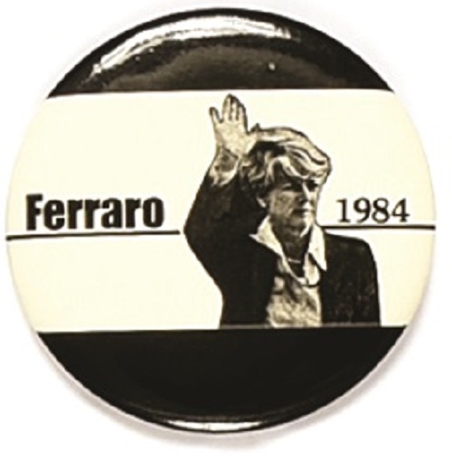 Geraldine Ferraro Scarce 1984 Celluloid