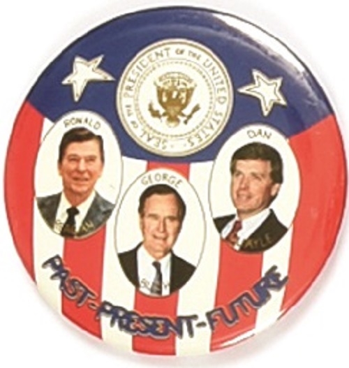 Bush, Quayle and Reagan Celluloid