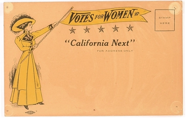 Votes for Women California Postcard