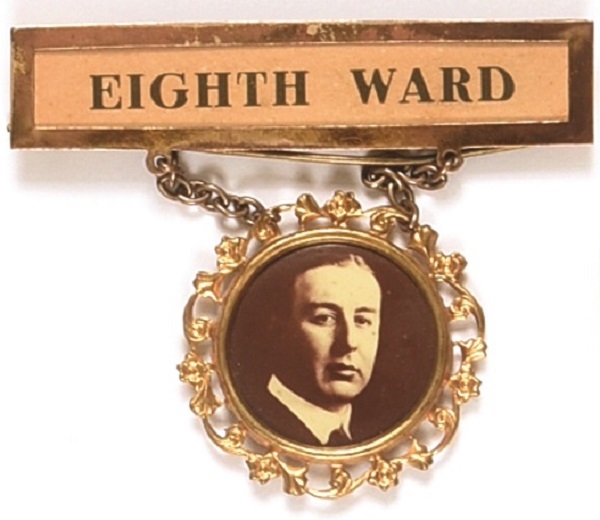 Big Bill Thompson Eighth Ward Badge