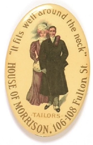 House of Morrison Tailors Advertising Mirror