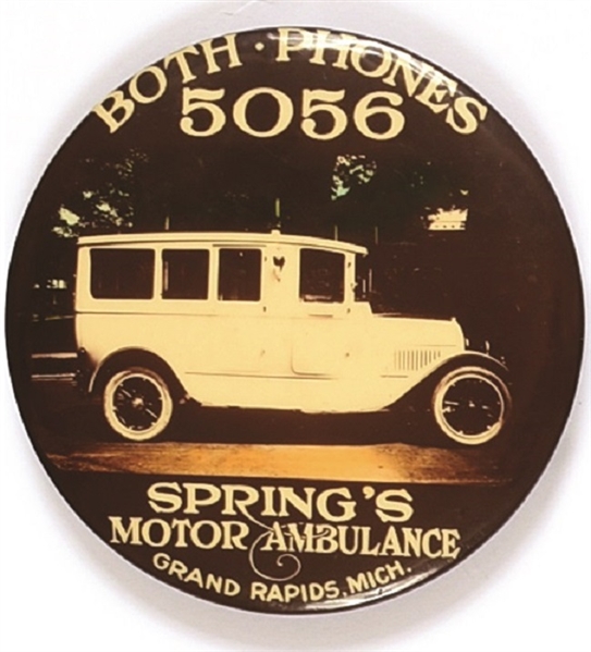 Spring’s Motor Ambulance of Grand Rapids Mirror