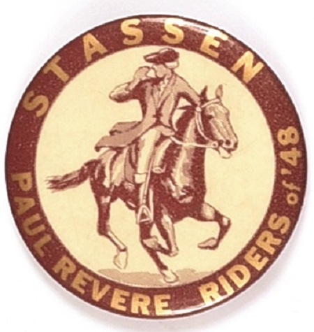 Harold Stassen Paul Revere Riders ’48